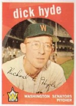 1959 Topps Baseball Cards      498     Dick Hyde